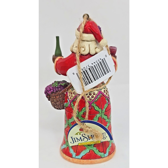 Jim Shore 2013 Vineyard Santa Ornament #4034398 In Box JS11 - Picture 6 of 13